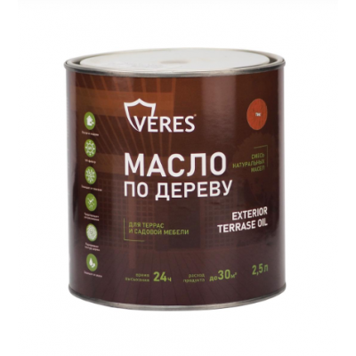 Масло для дерева Veres Exterior Terrase Oil тик (2,5л)